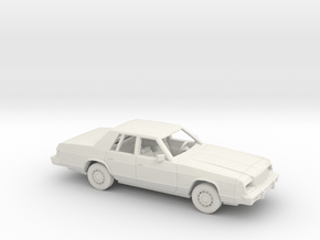 1/64 1979-81 Dodge StRegis Kit in White Natural Versatile Plastic