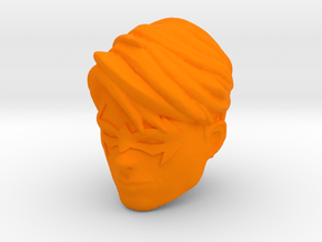 Nightwing Head Mcfarlane | Smiling Head Variant in Orange Smooth Versatile Plastic
