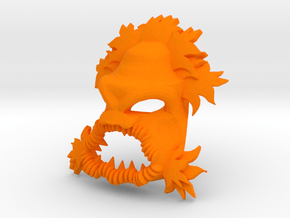element lord of jungle helmet in Orange Smooth Versatile Plastic