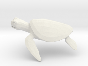 Turtle in White Natural TPE (SLS)