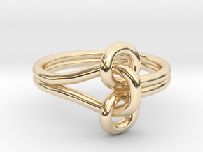 Union knot in 14K Yellow Gold