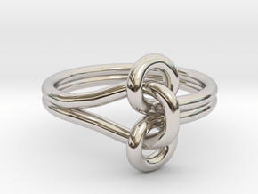 Union knot in Platinum