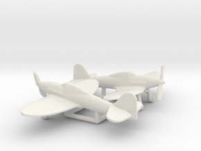 Heinkel He 112 in White Natural Versatile Plastic: 1:200