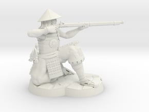 Ashigaru Musketeer in White Natural Versatile Plastic