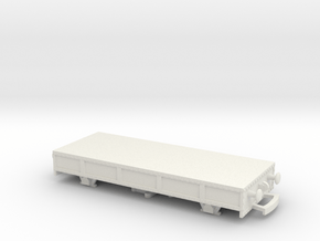 HO/OO Breakdown train flatbed v2 Bachmann in White Natural Versatile Plastic