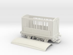 HO/OO scale Poultry Wagon Bachmann REDUX in White Natural Versatile Plastic