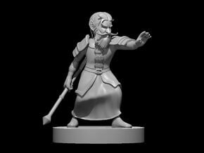 Gnome Male Sorcerer in Tan Fine Detail Plastic