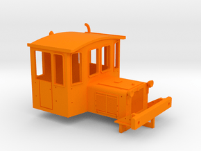 DSB 57 Gehäuse 0 1:45 in Orange Processed Versatile Plastic