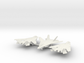 Boeing/Lockheed AFX / AFX-653 (w/Landing Gear) in White Natural Versatile Plastic: 6mm