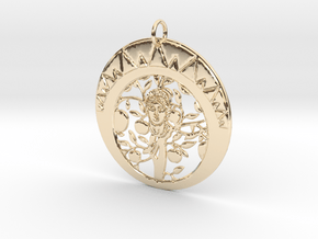 Juno's radiant bridal apple-tree (original) in 14k Gold Plated Brass