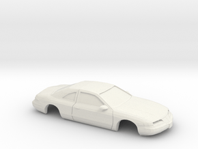 1/24 1993-96 Lincoln Mark VIII Shell in White Natural Versatile Plastic