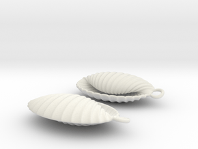 Earshells in White Natural Versatile Plastic