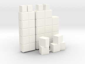 Jupiter 2 - Lower Level - Storage Boxes in White Processed Versatile Plastic
