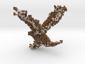 Minecraft Eagle Statue in Natural Full Color Sandstone