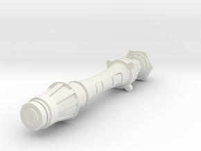 Rey's Lightsaber in White Natural Versatile Plastic: Extra Small