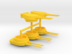 1/600 A-125 Design (Improved Mutsu) Main Armament in Yellow Smooth Versatile Plastic