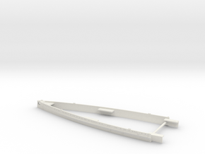 1/700 A-125 Design (Improved Mutsu) Stern in White Natural Versatile Plastic