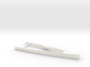 1/700 A-125 Design (Improved Mutsu) Bow in White Smooth Versatile Plastic