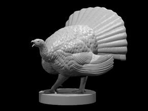 Turkey Dangerous Pose in Smooth Fine Detail Plastic