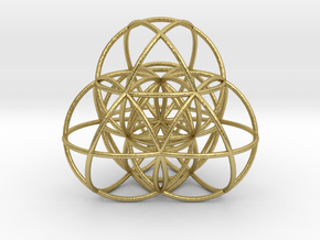 tetsphere in Natural Brass