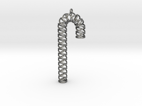 Candy Cane,74mm in Polished Silver