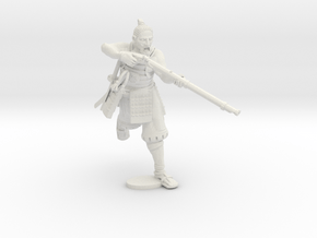 Ashigaru Musketeer in White Natural Versatile Plastic