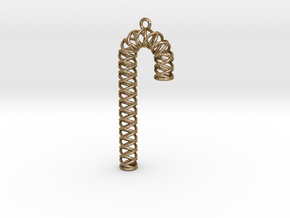 Candy Cane, 54mm in Polished Gold Steel