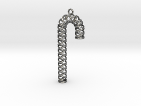 Candy Cane, 54mm in Polished Silver