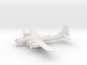 Boeing B-29 Superfortress in White Natural Versatile Plastic: 1:350