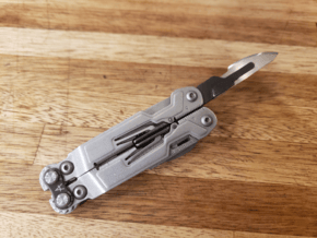 SOG PowerPint Multi-Tool Scalpel Holder in Polished and Bronzed Black Steel