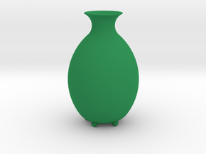 Vase "Bud" in Green Smooth Versatile Plastic