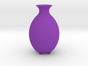 Vase "Bud" in Purple Smooth Versatile Plastic