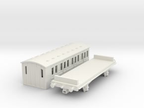 Orange Branch Line Coach Brake NEM in White Natural Versatile Plastic