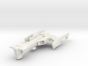 Klingon Vo'Devwl Class 1/20000 Attack Wing in White Natural Versatile Plastic