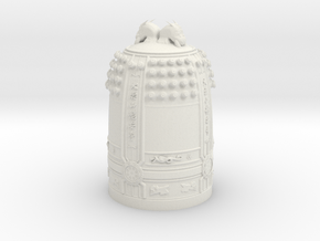 Bell at RyoanJi in White Natural Versatile Plastic