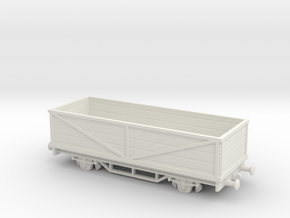 HO/OO TUGS Open Wagon v1 chain in White Natural Versatile Plastic