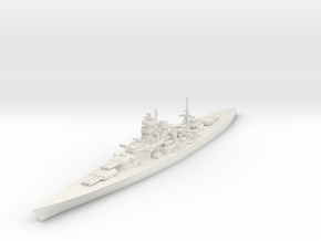 KMS Scharnhorst in White Natural Versatile Plastic: 1:1200
