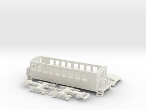 HO/OO TUGS Observatory Coach V1 Bachmann in White Natural Versatile Plastic