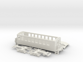 HO/OO TUGS Observatory Coach V2 Bachmann in White Natural Versatile Plastic