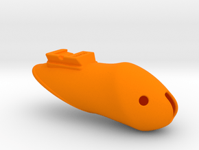 X3s Classic L=100mm (3 15/16 inches) in Orange Smooth Versatile Plastic: Extra Small