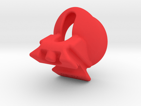 Q4e 40mm in Red Smooth Versatile Plastic: Extra Small