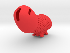 Q4e 110mm in Red Smooth Versatile Plastic: Extra Small