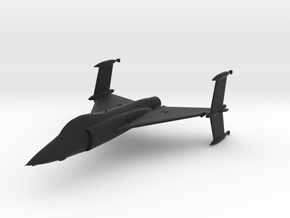 TS-4A/F-1 "Acrobat" Tailsitter Fighter in Black Premium Versatile Plastic: 1:72