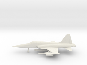 Northrop F-5E Tiger II in White Natural Versatile Plastic: 1:64 - S