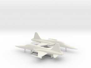 Northrop F-5F Tiger II in White Natural Versatile Plastic: 1:200
