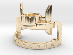 KR / Korbanth MW3 - Master Chassis - Part 7 in 14k Gold Plated Brass