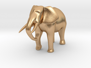 Elephant in Natural Bronze