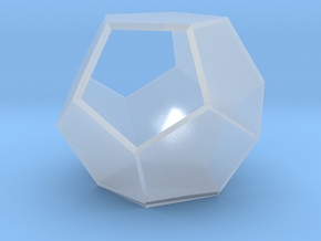 Hollow regular dodecahedron in Accura 60