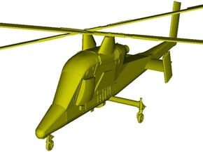 1/72 scale Kaman K-1200 K-MAX helicopter in Clear Ultra Fine Detail Plastic