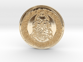 LORD ZEUS COMMANDS NO MORE CRYTPO PONZI-SCHEMES! in 9K Yellow Gold 